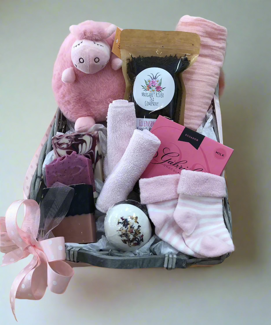 Baby Girl Gift Basket
