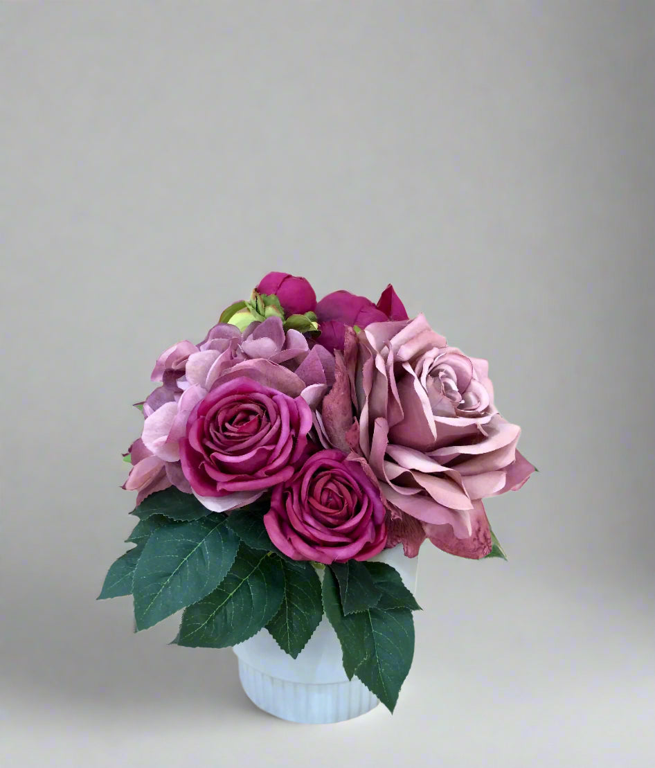 Pink Artificial Flower Arrangement