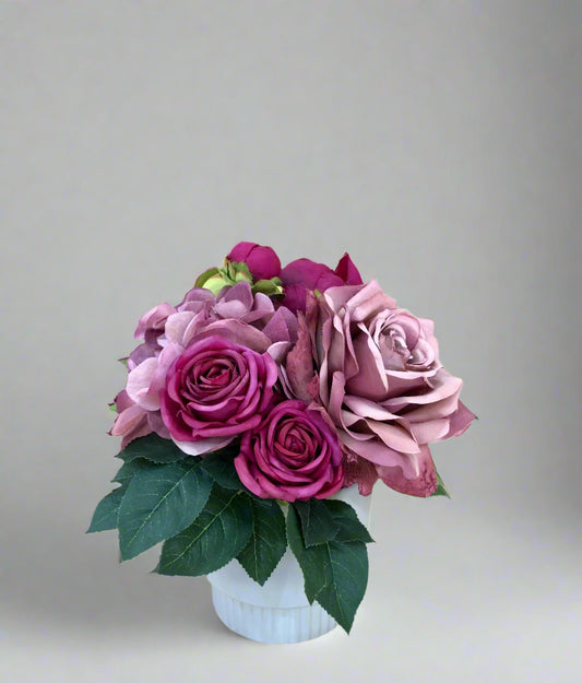 Pink Artificial Flower Arrangement