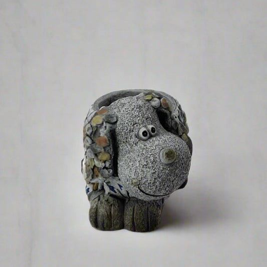 decorative dog planter
