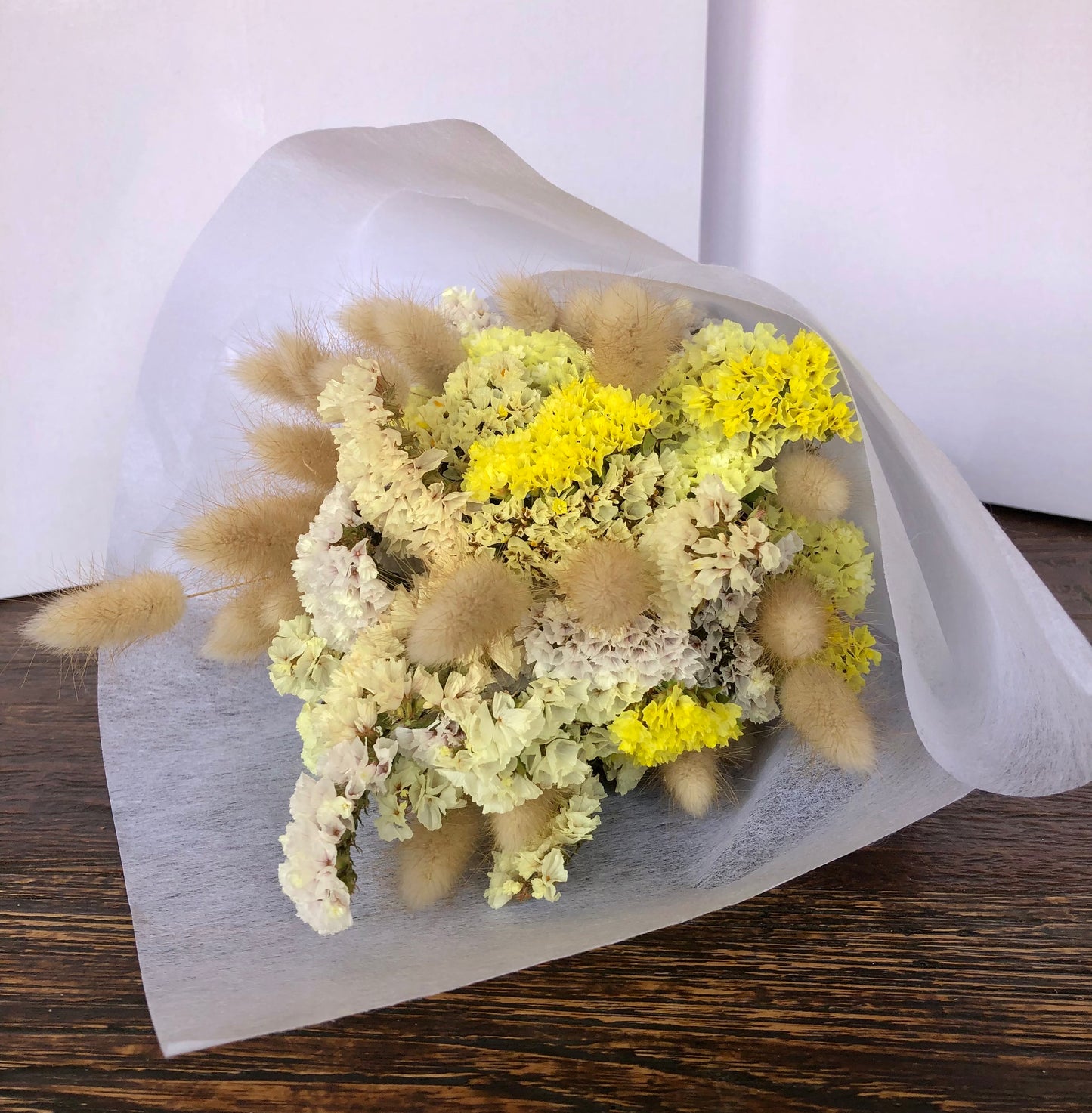 Dried Statice & Bunny Tails