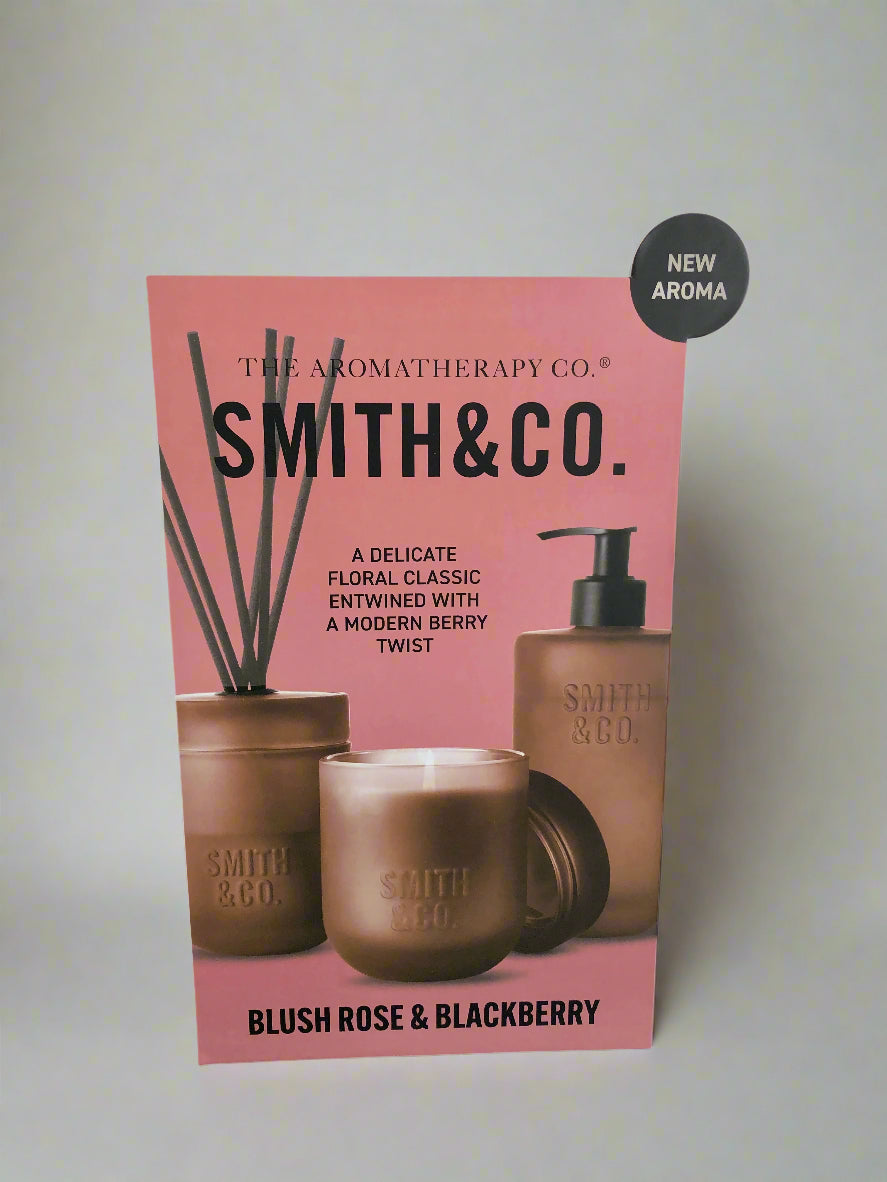 Smith & Co. Aromatherapy product packaging on a white background