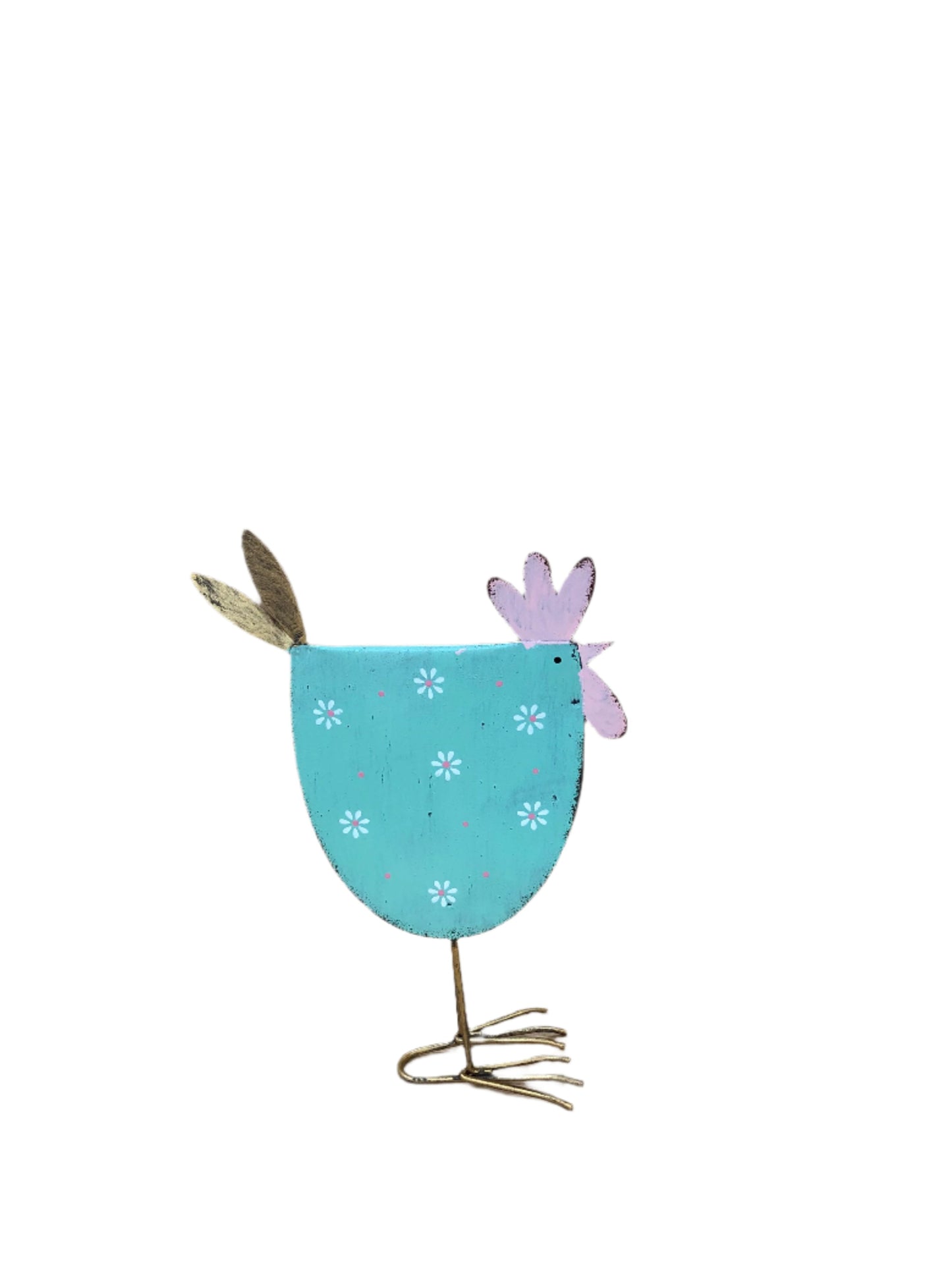 Green and pink Chicken