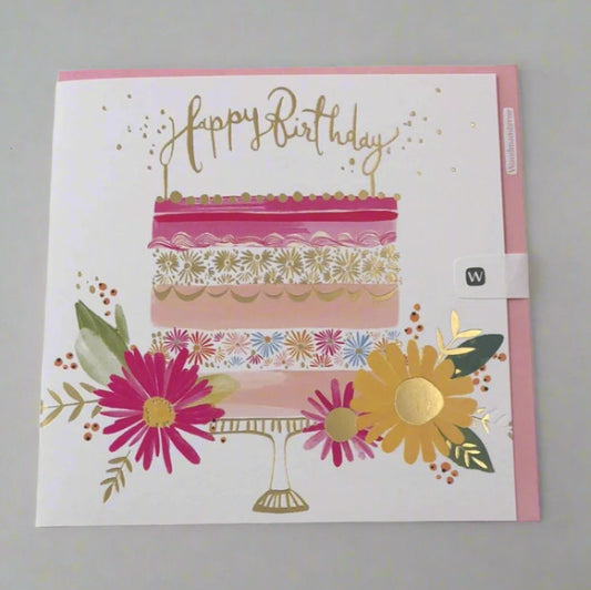Happy Birthday greeting card