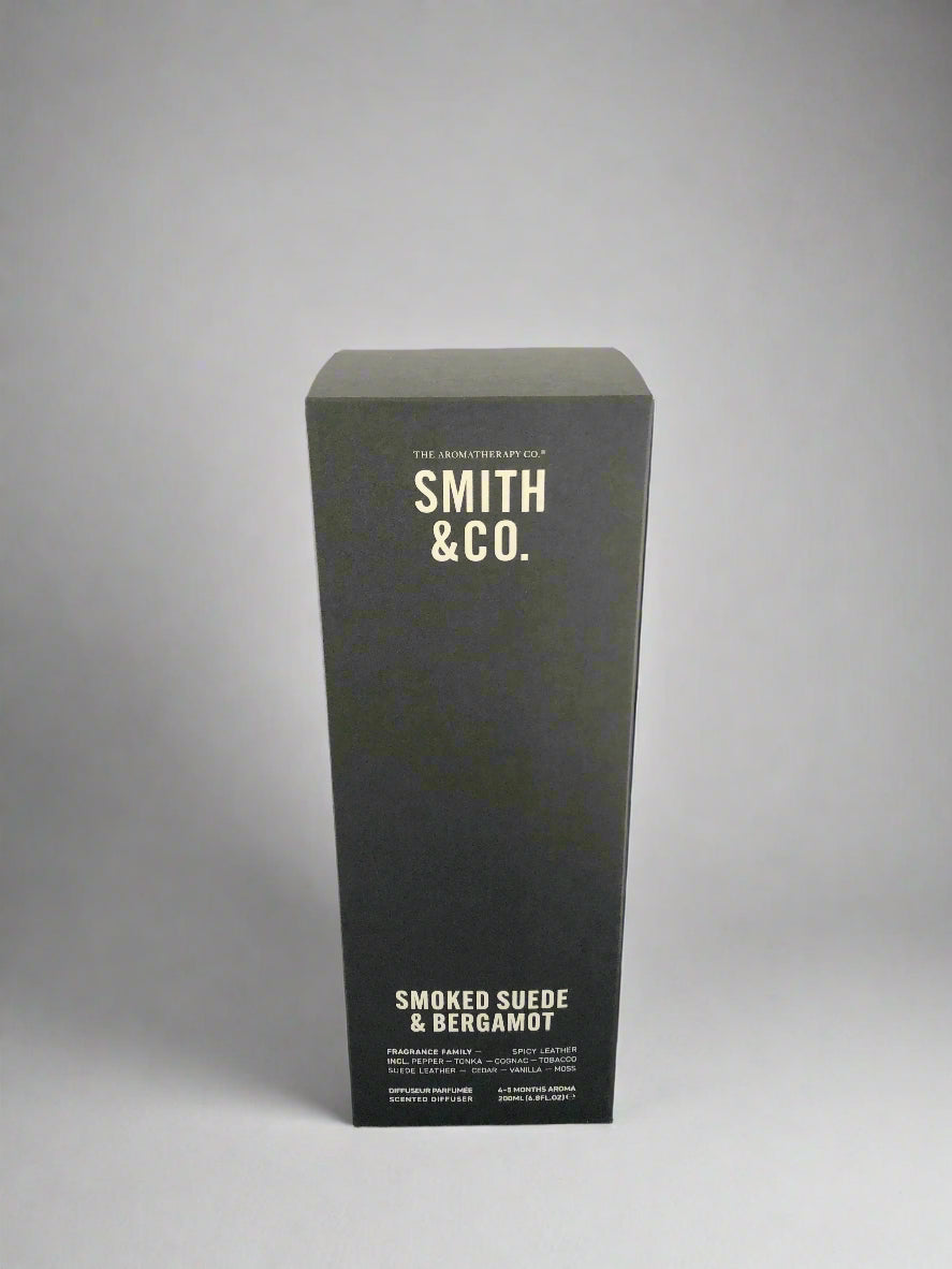 Black box with 'Smith & Co.' branding on a white background