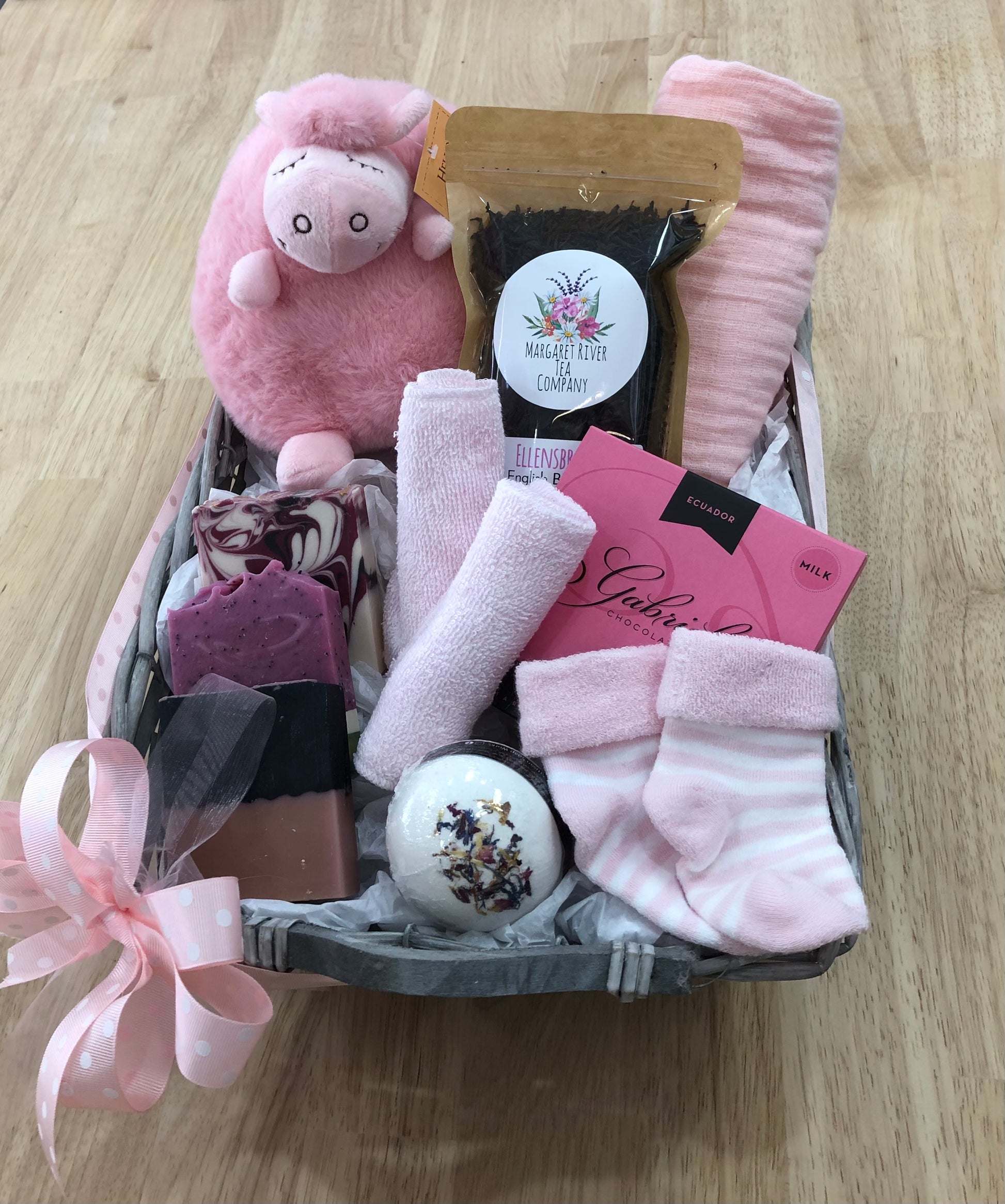 Baby Girl Gift Basket