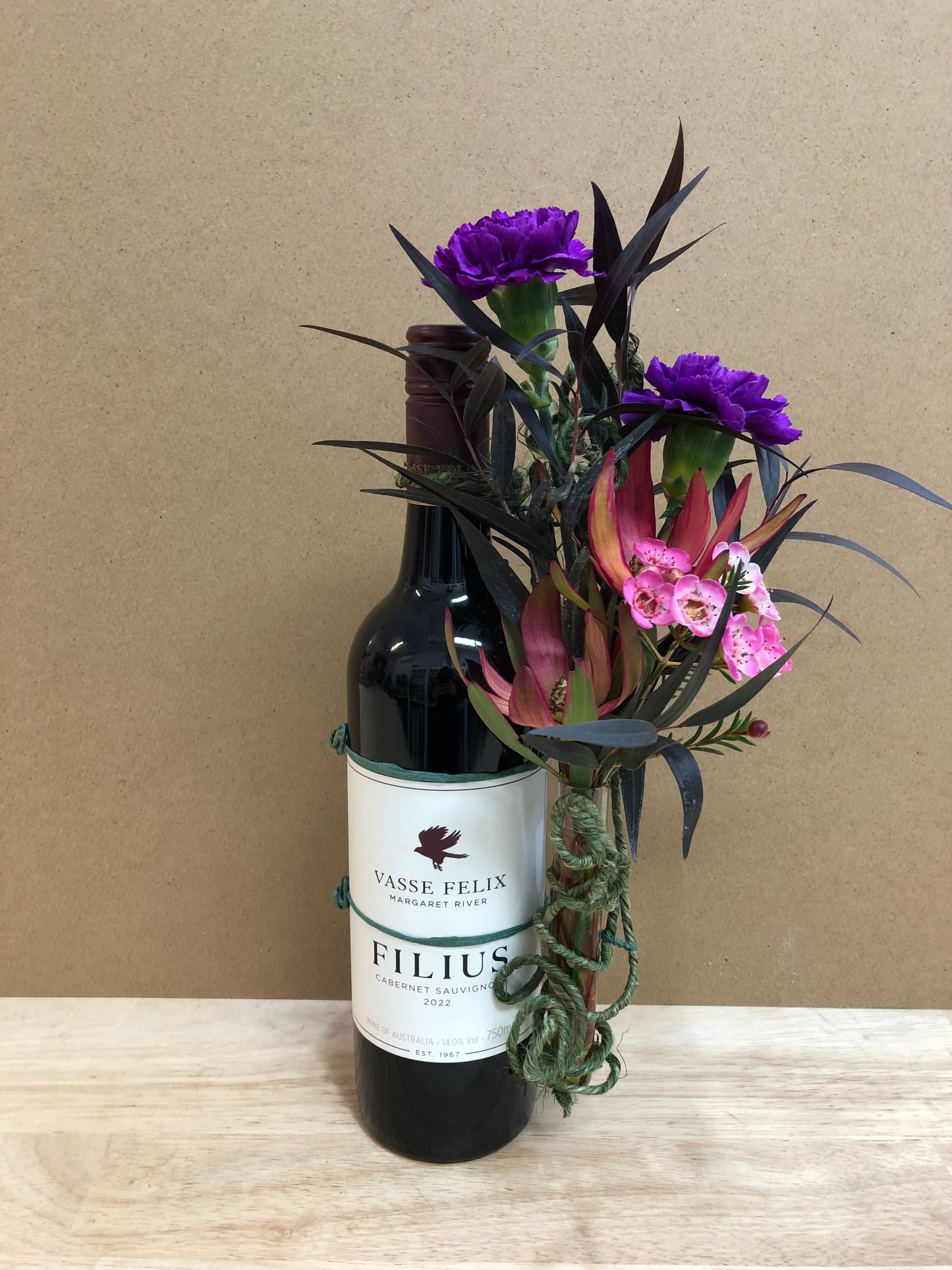 Flower Wine Bottle