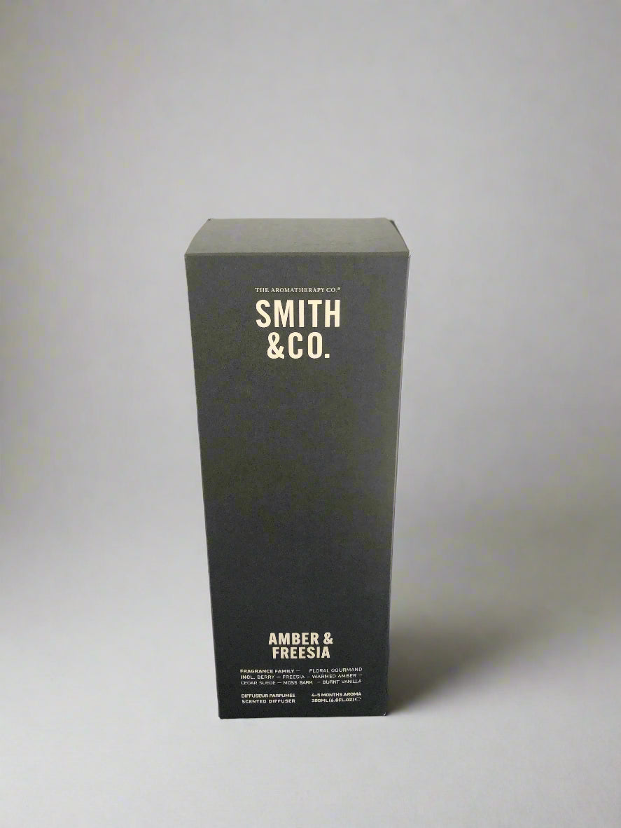 Black box with 'Smith & Co.' branding on a white background