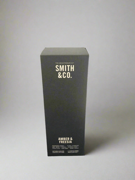 Black box with 'Smith & Co.' branding on a white background