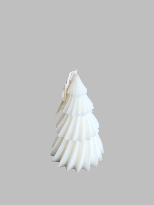 Christmas Swirl tree Candle