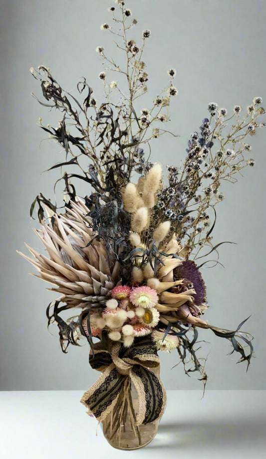 Dried Floral Bottle