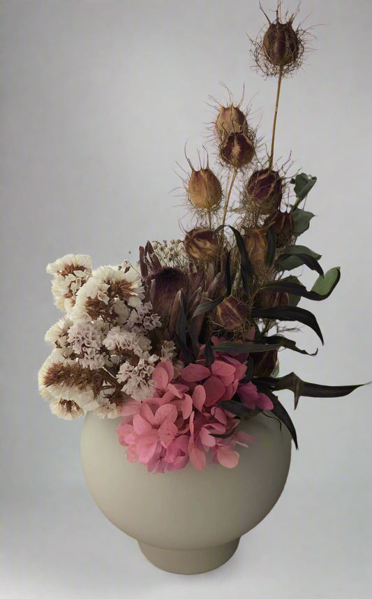 Dried flower ceramic