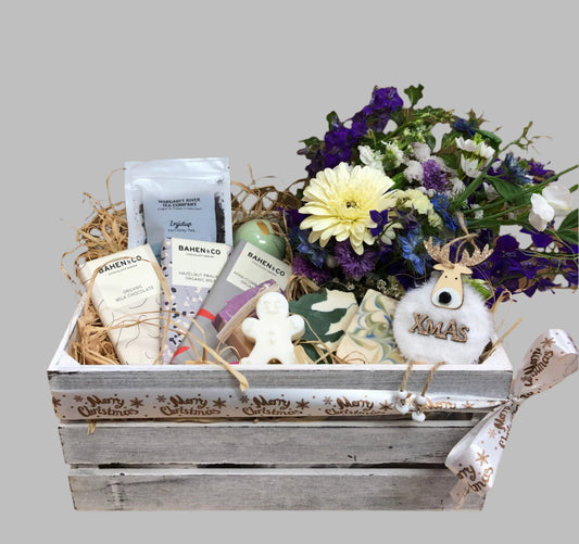 Xmas flower Hamper