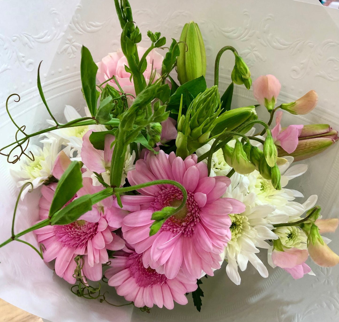 Sweet Pea bouquet