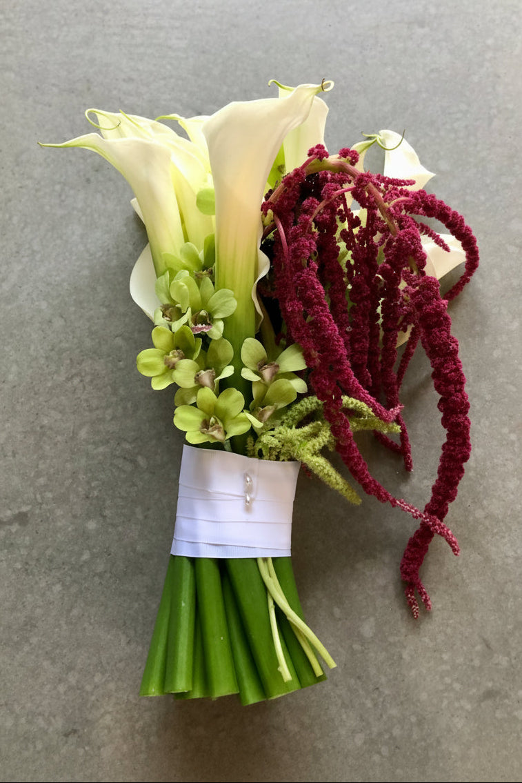 Amaranthus & Calla Lily bridal Package