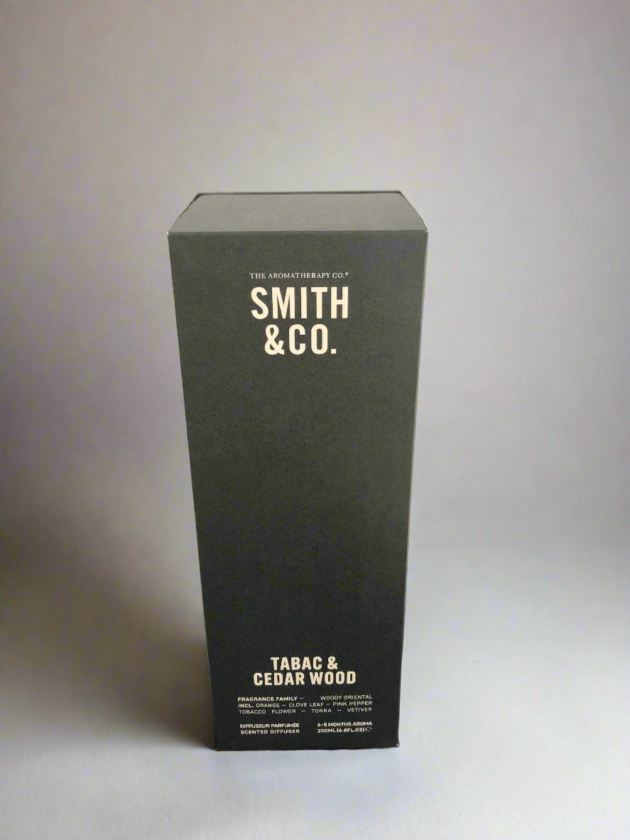 Black box with 'Smith & Co.' branding on a white background