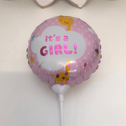 It’s a girl balloon 